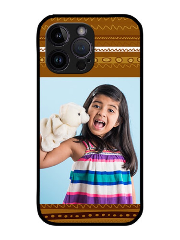 Custom iPhone 14 Pro Max Custom Glass Phone Case - Friends Picture Upload Design