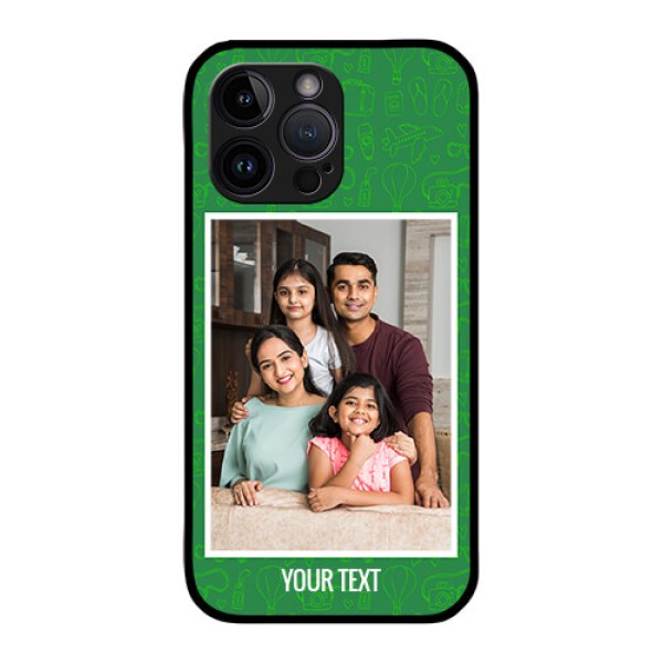 iPhone 14 Pro Max Personalized Glass Phone Case - Picture Upload Design