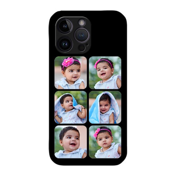 iPhone 14 Pro Max Photo Printing on Glass Case - Multiple Pictures Design