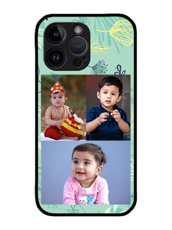 Custom iPhone 14 Pro Max Photo Printing on Glass Case - Forever Family Design