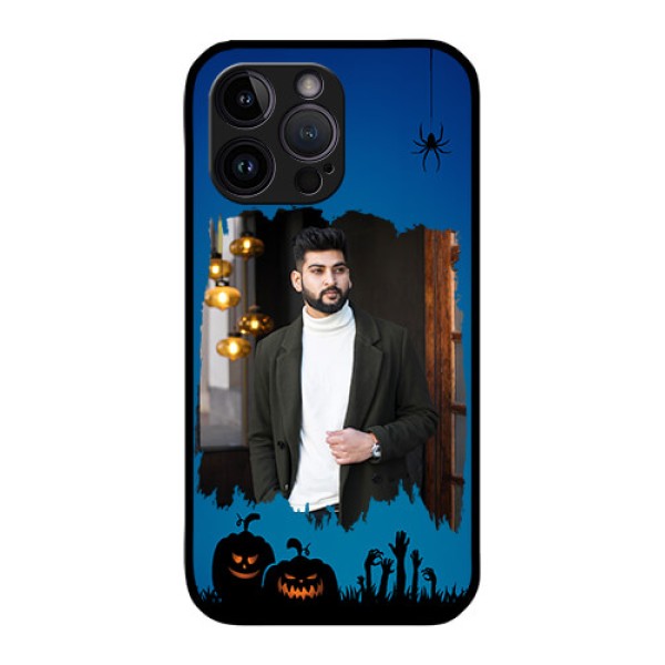 iPhone 14 Pro Max Photo Printing on Glass Case - with pro Halloween design iPhone 14 Pro Max Photo Printing on Glass Case - with pro Halloween design