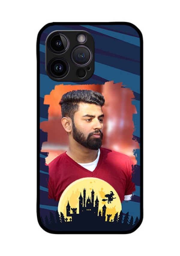 iPhone 14 Pro Max Photo Printing on Glass Case - Halloween Witch Design