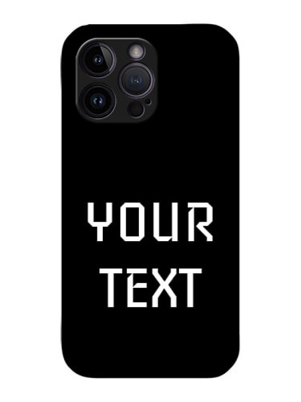 Custom iPhone 14 Pro Max Your Name on Glass Phone Case