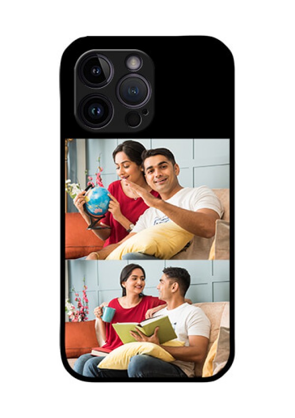 iPhone 14 Pro Max 2 Images on Glass Phone Cover