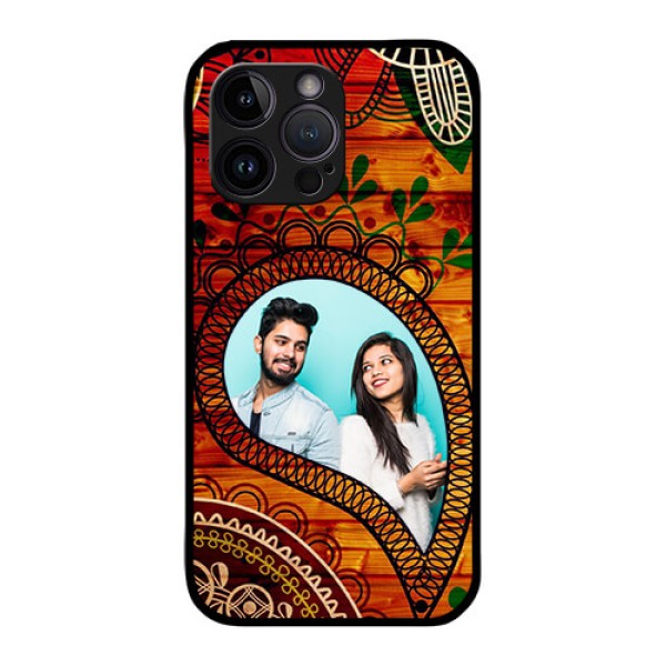 iPhone 14 Pro Personalized Glass Phone Case - Abstract Colorful Design iPhone 14 Pro Personalized Glass Phone Case - Abstract Colorful Design