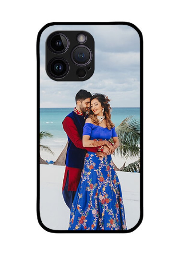 iPhone 14 Pro Photo Printing on Glass Case - Upload Full Picture Design