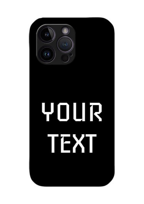 iPhone 14 Pro Your Name on Glass Phone Case