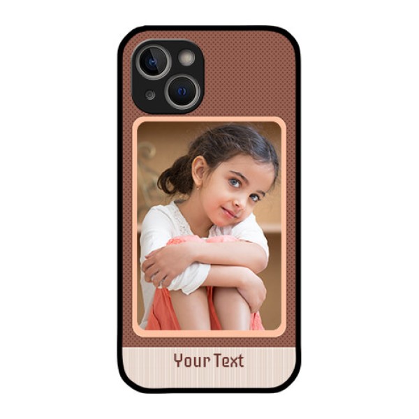iPhone 14 Custom Glass Phone Case - Simple Pic Upload Design