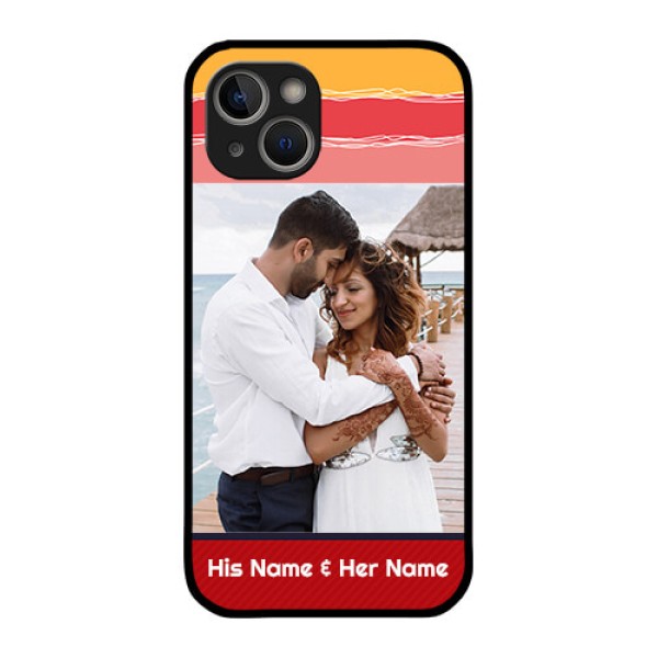 iPhone 14 Custom Glass Mobile Case - Colorful Case Design