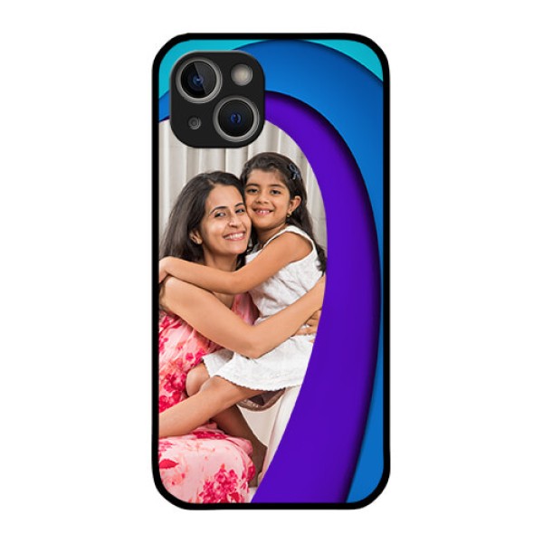 iPhone 14 Photo Printing on Glass Case - Simple Pattern Design