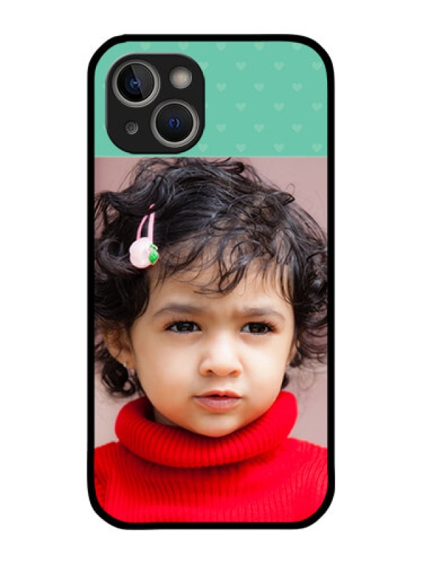 Custom iPhone 14 Custom Glass Phone Case - Lovers Picture Design