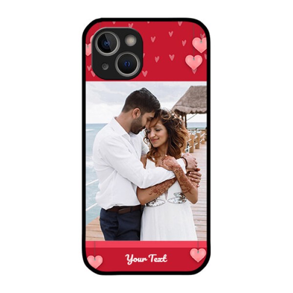 iPhone 14 Custom Glass Phone Case - Valentines Day Design