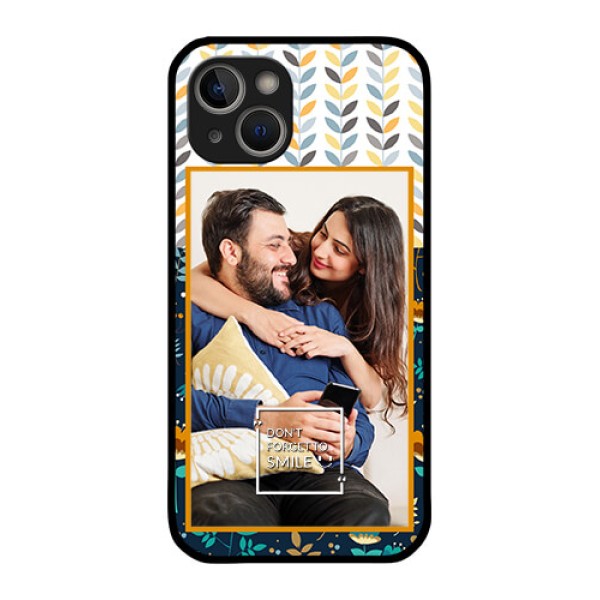 iPhone 14 Custom Glass Mobile Case - Pattern Design