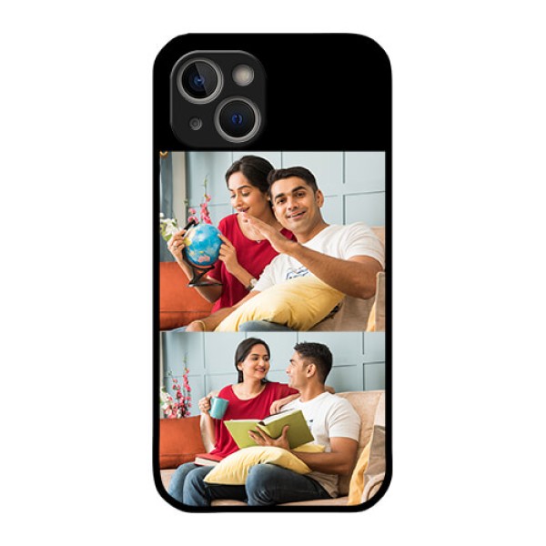 iPhone 14 2 Images on Glass Phone Cover