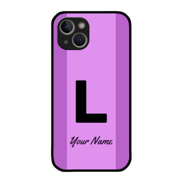 iPhone 14 Custom Glass Phone Case - Tricolor custom text Design iPhone 14 Custom Glass Phone Case - Tricolor custom text Design