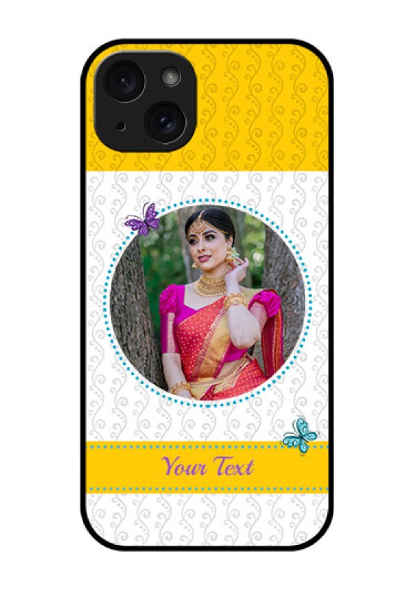 iPhone 15 Plus Custom Glass Phone Case - Girls Premium Case Design