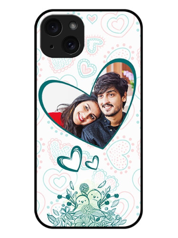 Custom iPhone 15 Plus Custom Glass Phone Case - Premium Couple Design