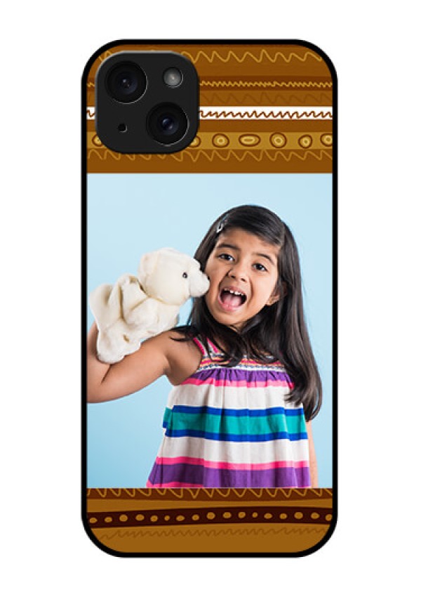 iPhone 15 Plus Custom Glass Phone Case - Friends Picture Upload Design