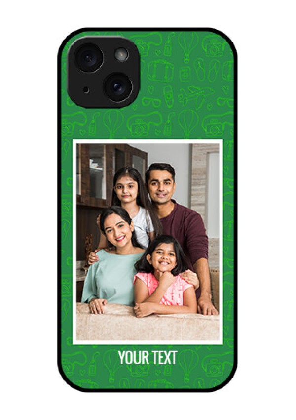 iPhone 15 Plus Custom Glass Phone Case - Picture Upload Design