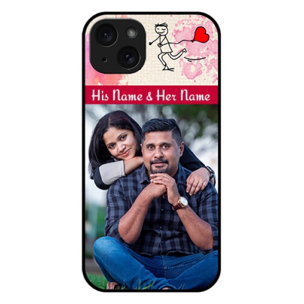 iPhone 15 Plus Custom Glass Phone Case - You And Me Case Design iPhone 15 Plus Custom Glass Phone Case - You And Me Case Design