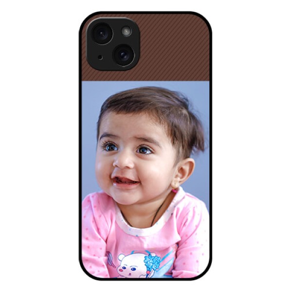 iPhone 15 Plus Custom Glass Phone Case - Elegant Case Design