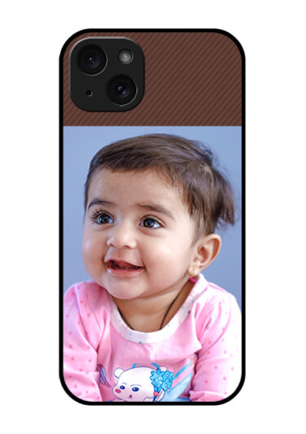iPhone 15 Plus Custom Glass Phone Case - Elegant Case Design