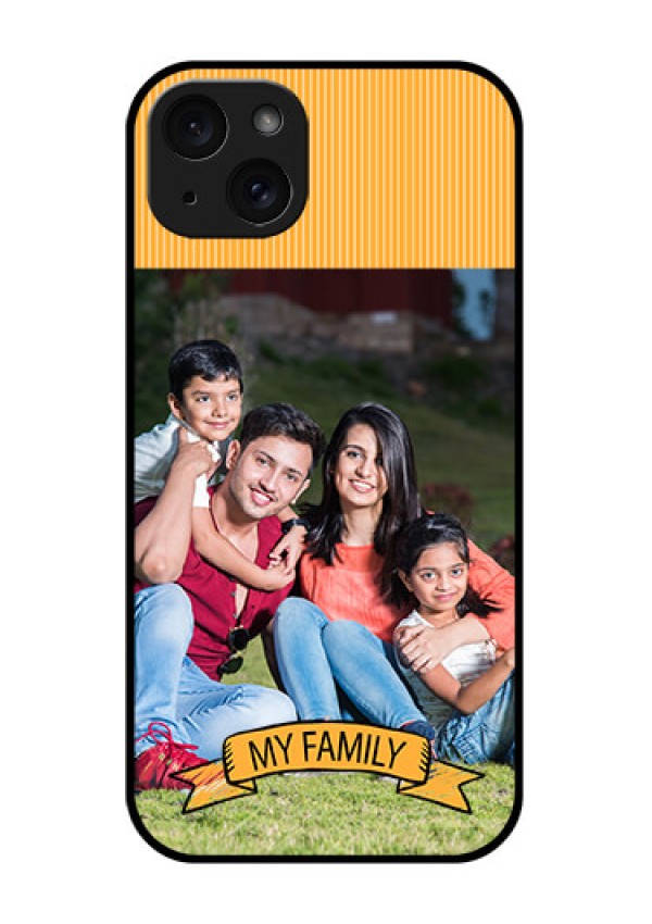 iPhone 15 Plus Custom Glass Phone Case - My Family Design
