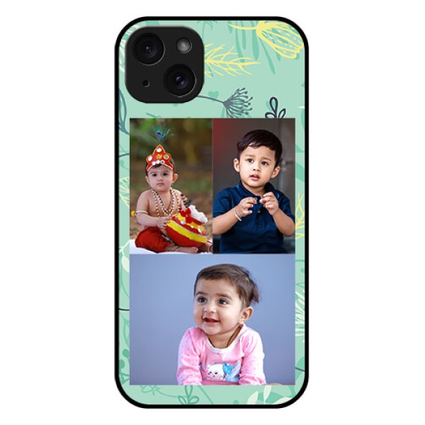 iPhone 15 Plus Custom Glass Phone Case - Forever Family Design