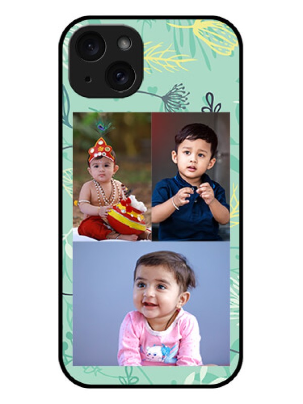 Custom iPhone 15 Plus Custom Glass Phone Case - Forever Family Design