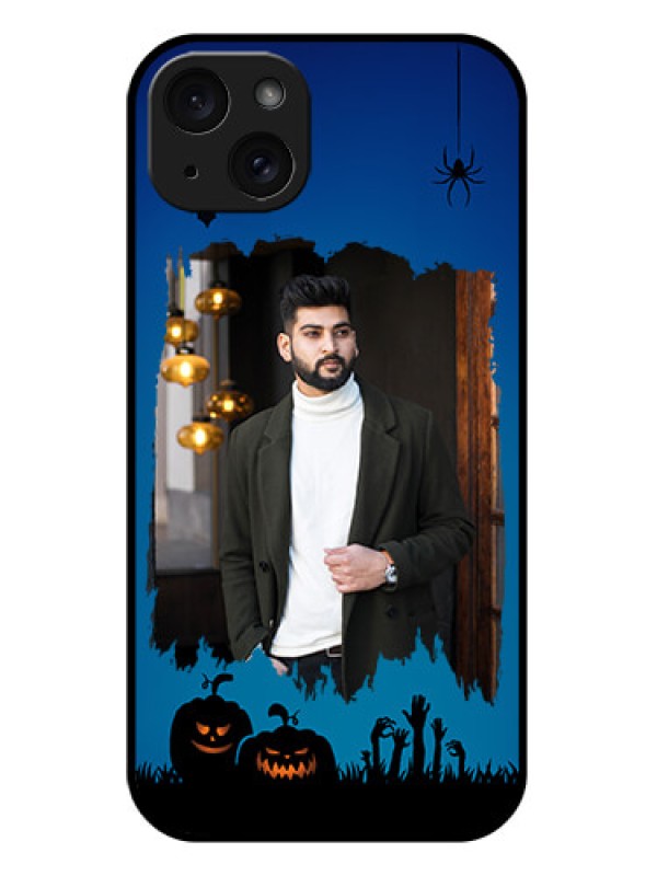 Custom iPhone 15 Plus Custom Glass Phone Case - With Pro Halloween Design