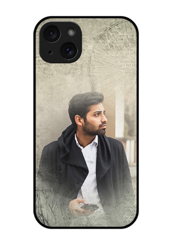 iPhone 15 Plus Custom Glass Phone Case - With Vintage Design