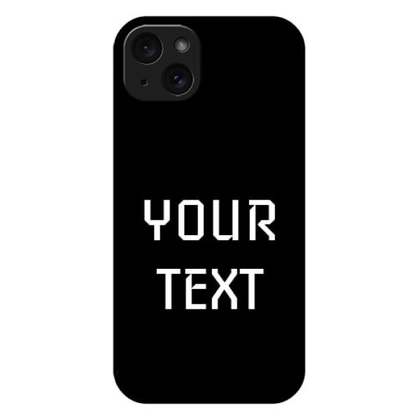 iPhone 15 Plus Custom Glass Phone Case - Your Name Design