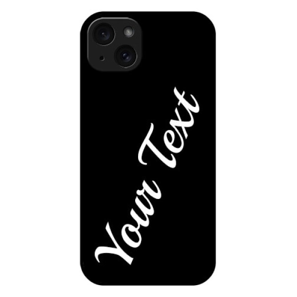 iPhone 15 Plus Custom Glass Phone Case - With Your Name Design