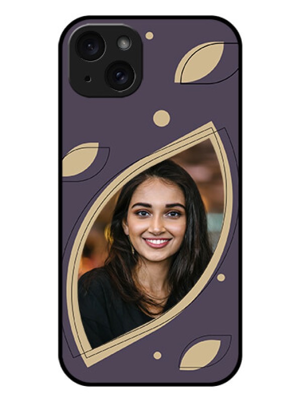 Custom iPhone 15 Plus Custom Glass Phone Case - Falling Leaf Design