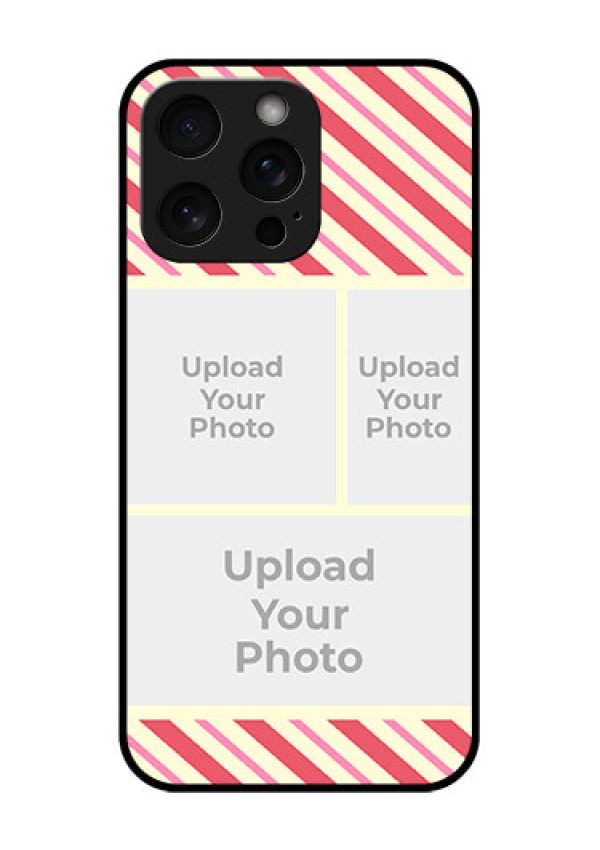 iPhone 15 Pro Max Custom Glass Phone Case - Picture Upload Mobile Case Design