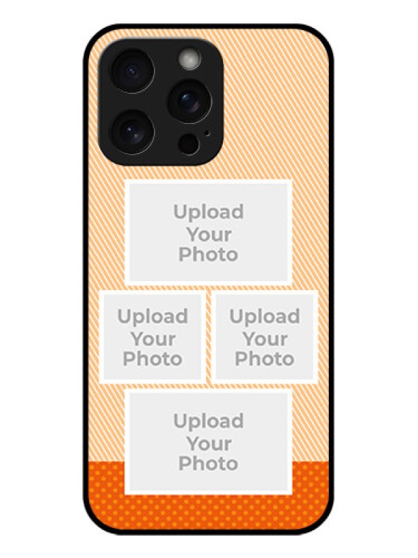 Custom iPhone 15 Pro Max Custom Glass Phone Case - Bulk Photos Upload Design
