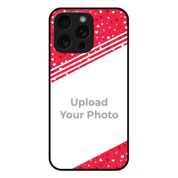 iPhone 15 Pro Max Custom Glass Phone Case - Valentines Gift Design