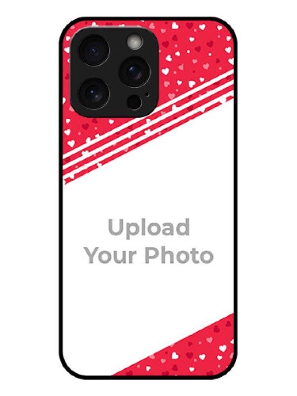 Custom iPhone 15 Pro Max Custom Glass Phone Case - Valentines Gift Design