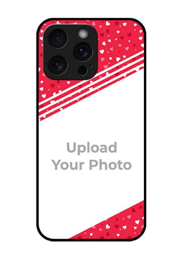 iPhone 15 Pro Max Custom Glass Phone Case - Valentines Gift Design