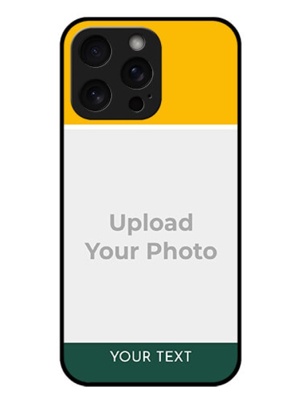 Custom iPhone 15 Pro Max Custom Glass Phone Case - Love You Design