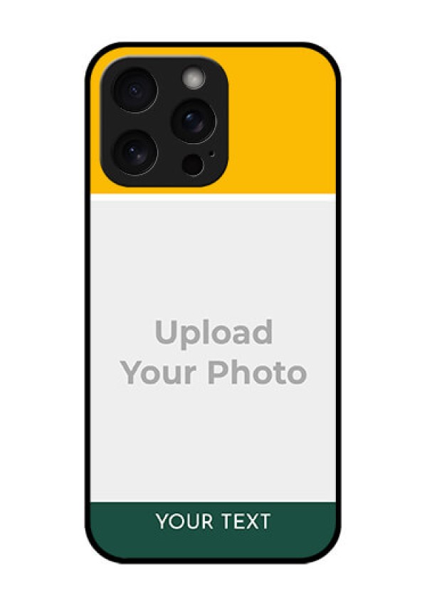 iPhone 15 Pro Max Custom Glass Phone Case - Love You Design