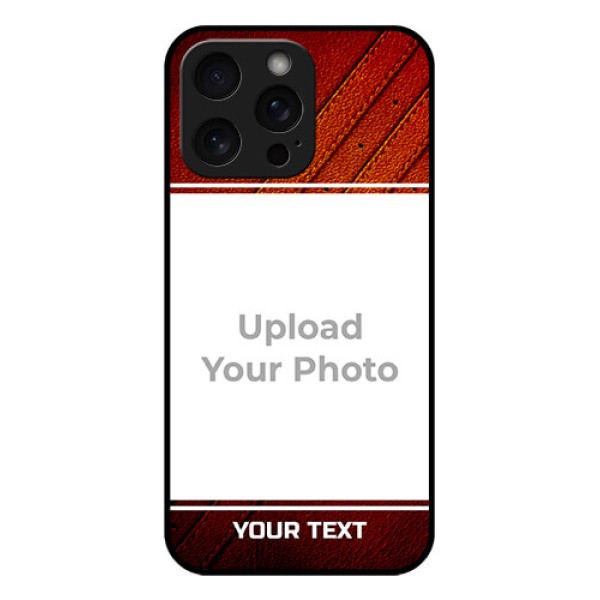 iPhone 15 Pro Max Custom Glass Phone Case - Leather Phone Case Design iPhone 15 Pro Max Custom Glass Phone Case - Leather Phone Case Design