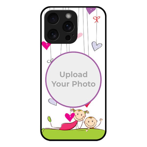 iPhone 15 Pro Max Custom Glass Phone Case - Cute Kids Phone Case Design