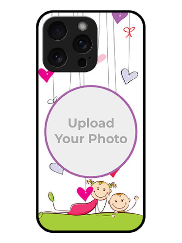 Custom iPhone 15 Pro Max Custom Glass Phone Case - Cute Kids Phone Case Design