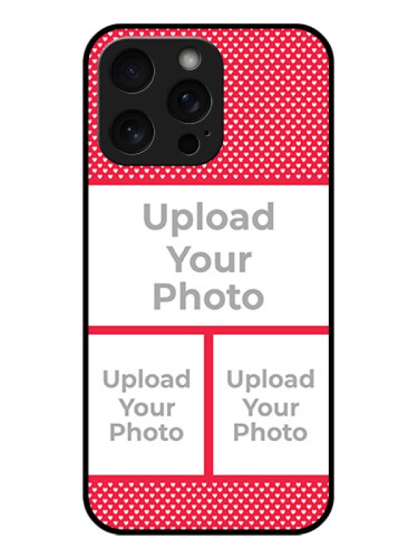 Custom iPhone 15 Pro Max Custom Glass Phone Case - Bulk Photo Upload Design