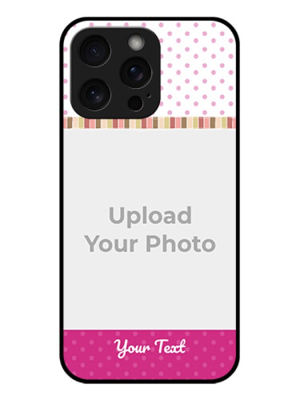 Custom iPhone 15 Pro Max Custom Glass Phone Case - Cute Girls Cover Design