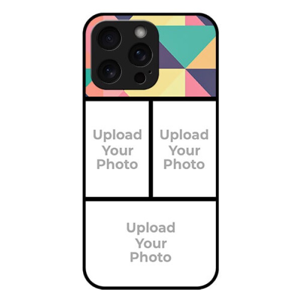 iPhone 15 Pro Max Custom Glass Phone Case - Bulk Pic Upload Design