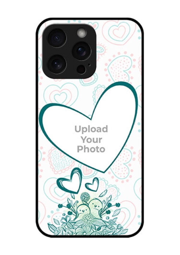 iPhone 15 Pro Max Custom Glass Phone Case - Premium Couple Design