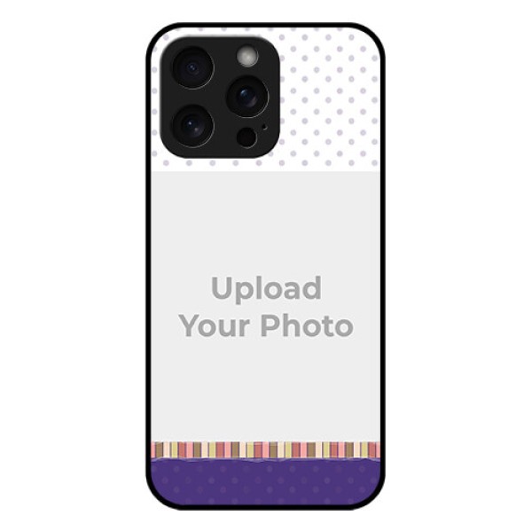 iPhone 15 Pro Max Custom Glass Phone Case - Cute Family Design