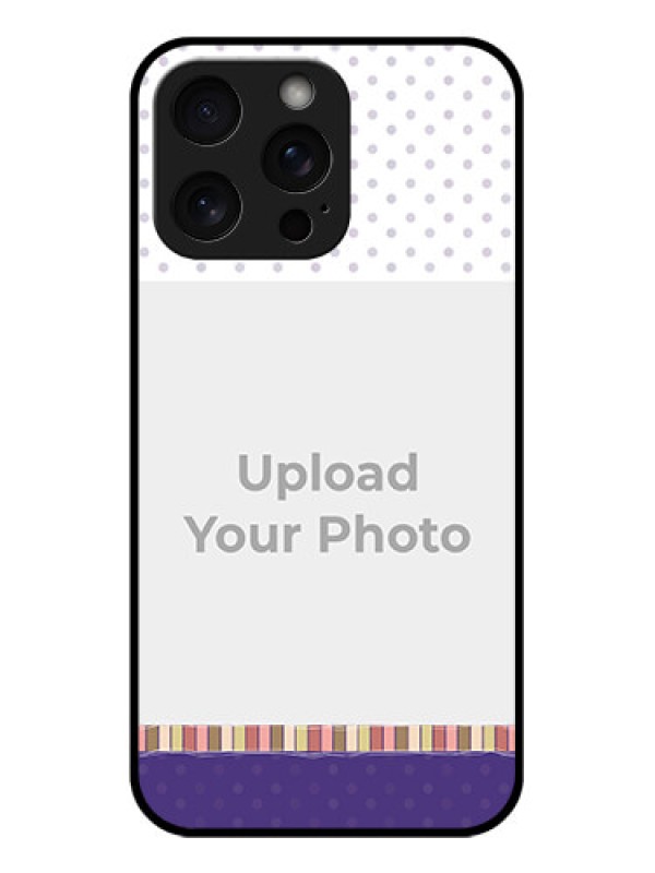 Custom iPhone 15 Pro Max Custom Glass Phone Case - Cute Family Design